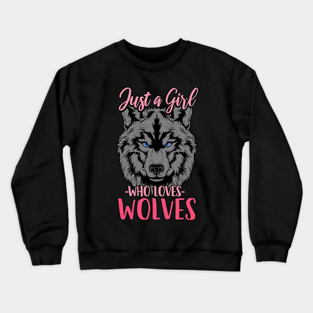 Wolves Wolf Wolves Lover Crewneck Sweatshirt by CreativeGiftShop